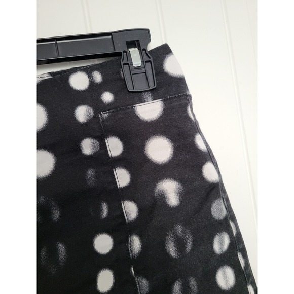 Fox Racing Shorts Womens Sz: 5 Black White Polka Dot High Waisted Zip Front Moto - Picture 4 of 10